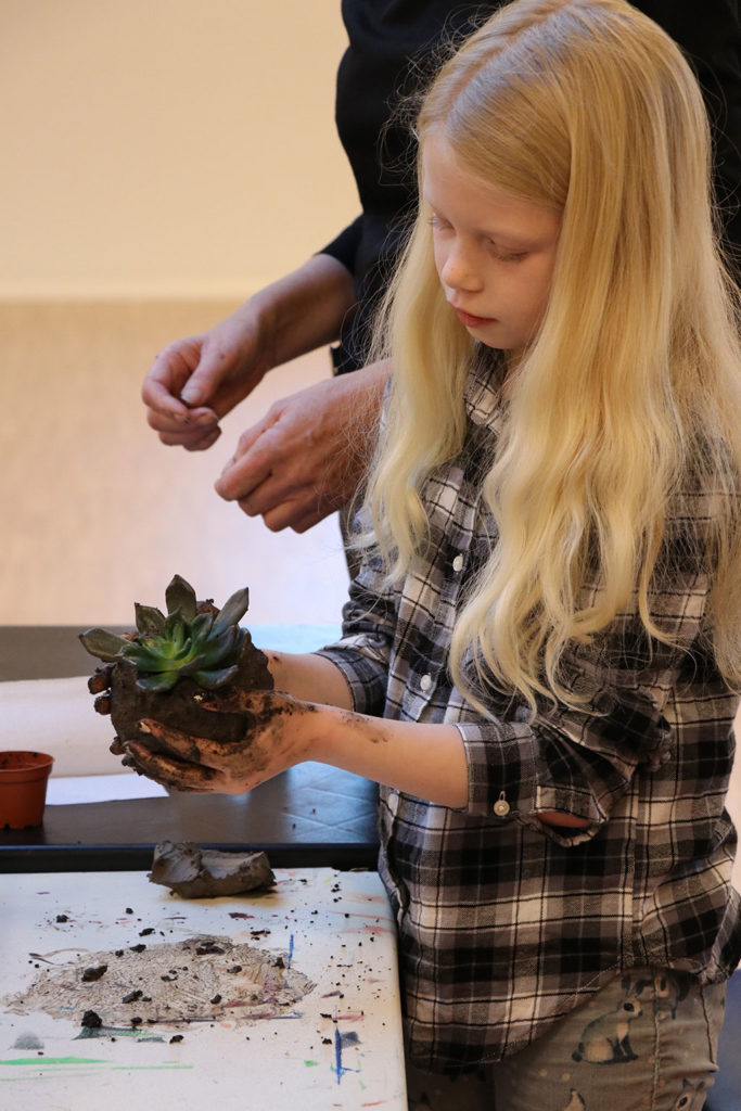 Kokedama DIY workshop byDuhn KU:BE Frederiksberg AOF planteplaneter