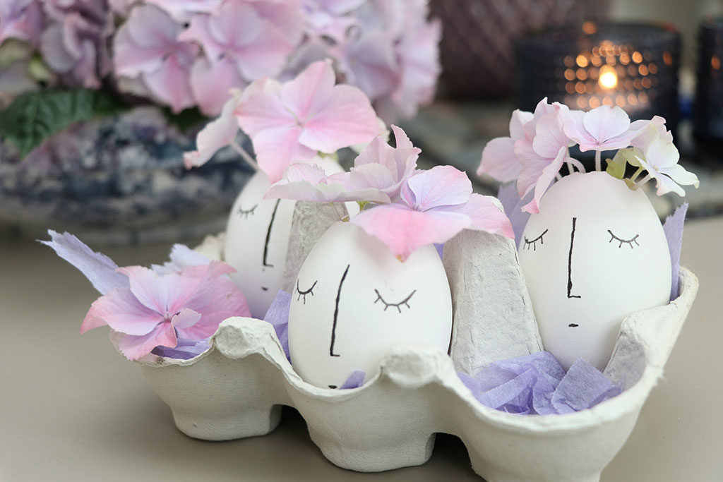 DIY: Påskedekoration med æg
