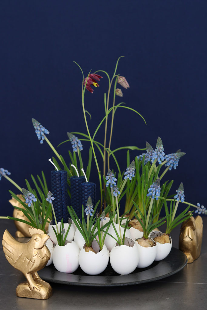 DIY påskepynt - nem idé med genbrug og spraymaling