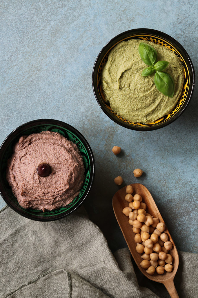Hummus med basilikum - opskrift til et friskt og sundt mellemmåltid