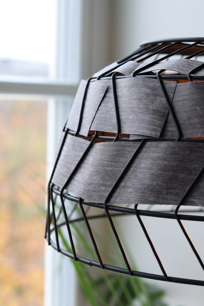 DIY industriel lampe - genbrug en gammel kurv og få en flot pendel