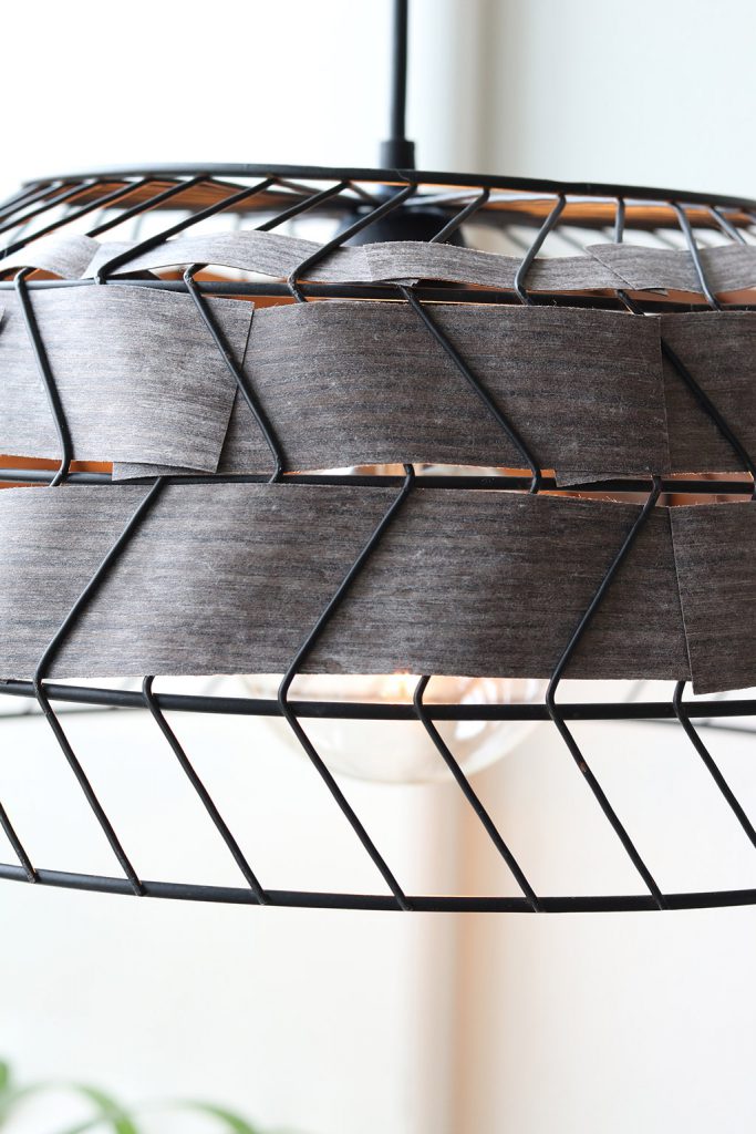 DIY industriel lampe - genbrug en gammel kurv og få en flot pendel