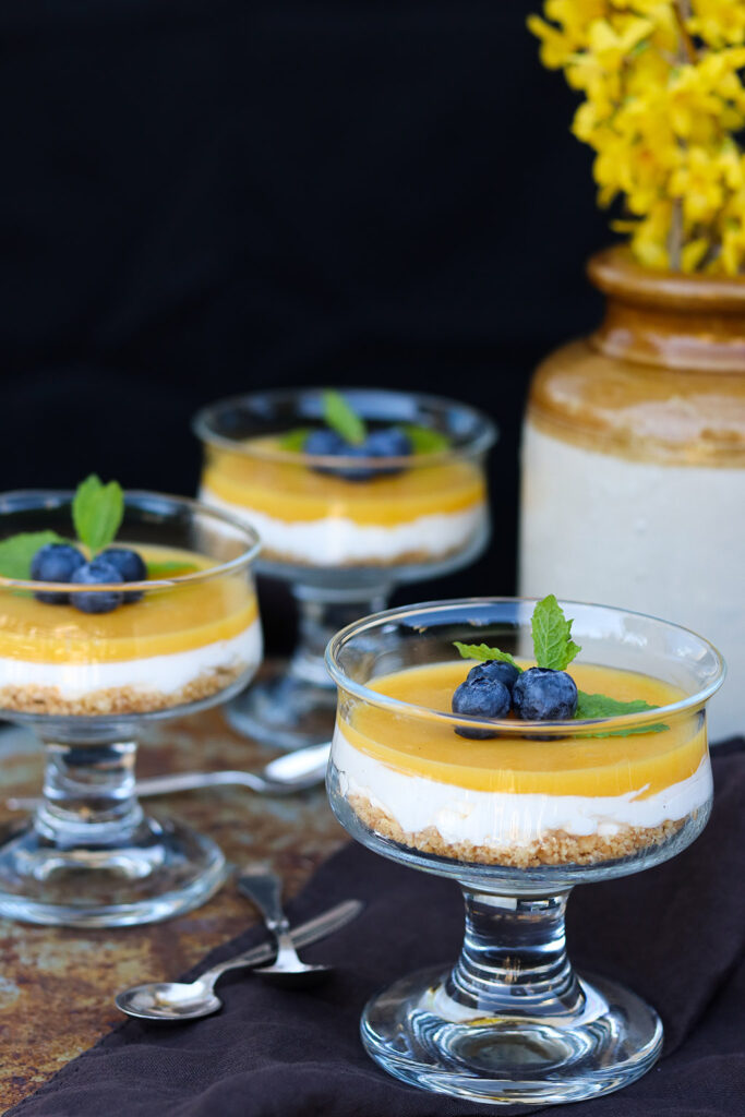 Cheesecake med mango - nem opskrift på en sundere dessert