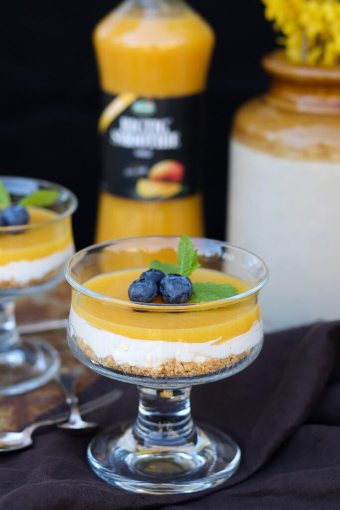 Cheesecake med mango - nem opskrift på en sundere dessert