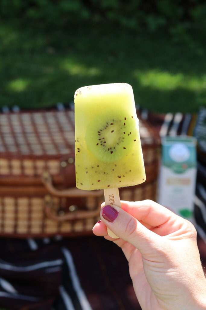 Hjemmelavede ispinde med frugter uden laktose - den perfekte picnic idé